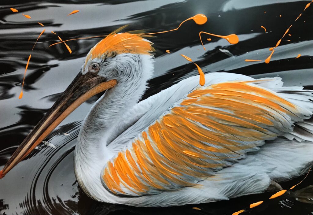 Acryl auf Fotopapier