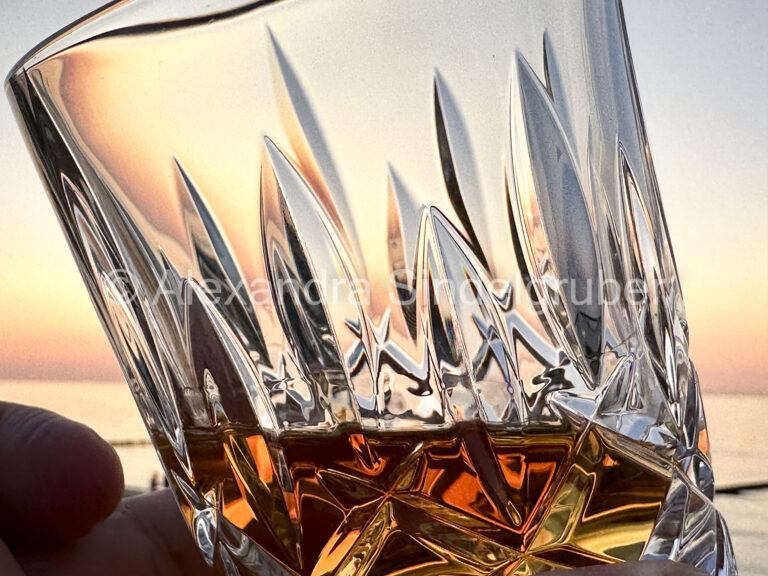 Detailbild Glas vor Horizont